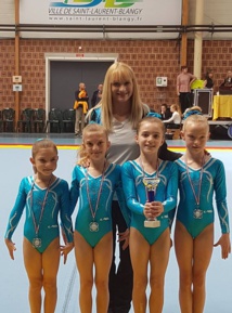 Finale Régionale Gymnastique Artistique Féminine par équipe à Saint-Laurent-Blangy