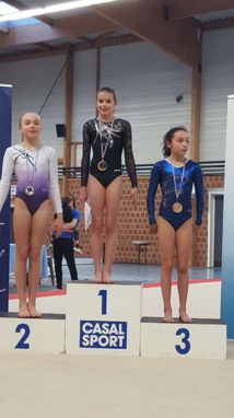 Championnat Interdépartemental de Gymnastique Artistique Féminine à Saint Laurent Blangy les 17 et 18 Février 2018