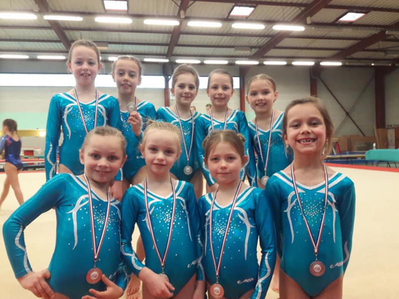 GAF: 2 titres de Vice Championnes Départementales en Fédéral B GAF: 2 titres de Vice Championnes Départementales en Fédéral B