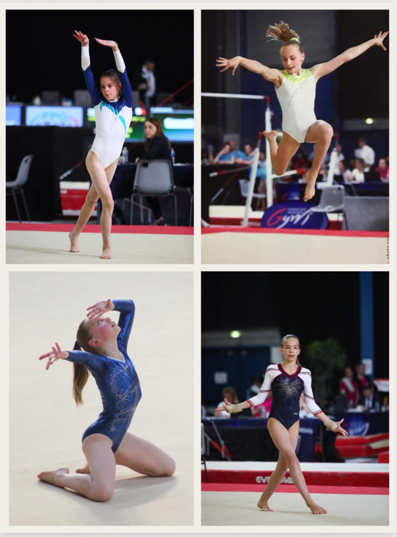 Championnats de France Individuelles à AUXERRE: Des résultats encourageants pour les 4 jeunes gymnastes Arquoises !!!