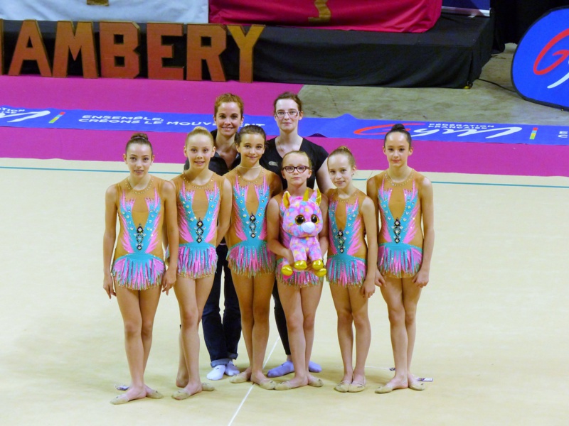 Gymnastique Rythmique: Une équipe au championnat de France à Chambéry