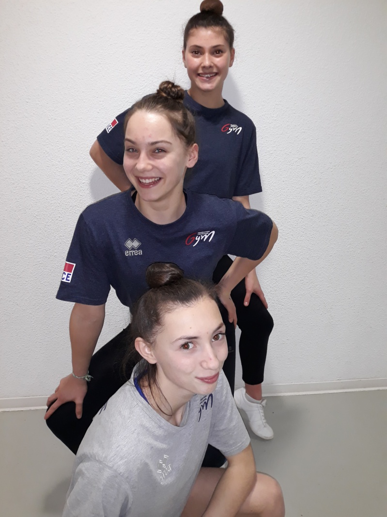 Gymnastique Aérobic: 3 athlètes de l’AMGA en équipe de France !!