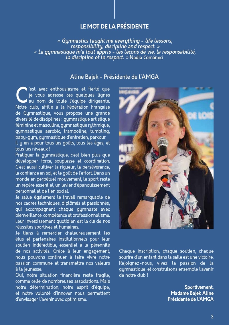 Conseil d'Administration de l'AMGA Conseil d'Administration de l'AMGA