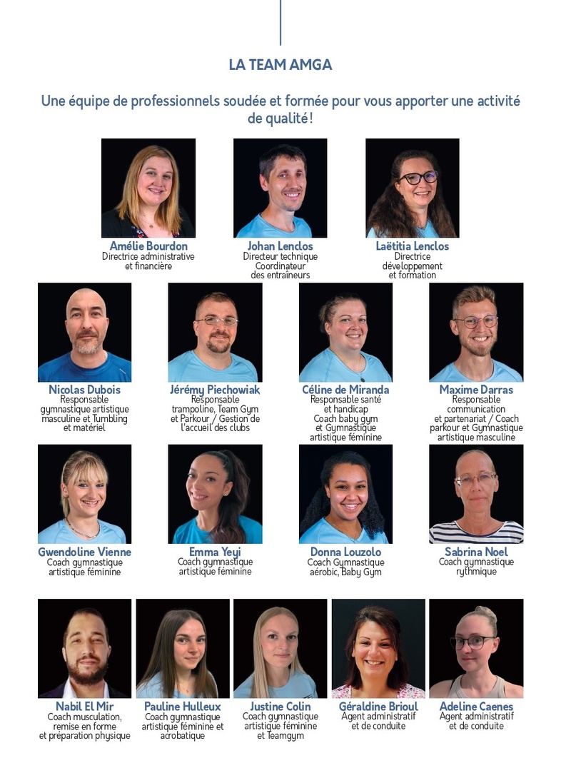 Les salariés de l'AMGA Les salariés de l'AMGA