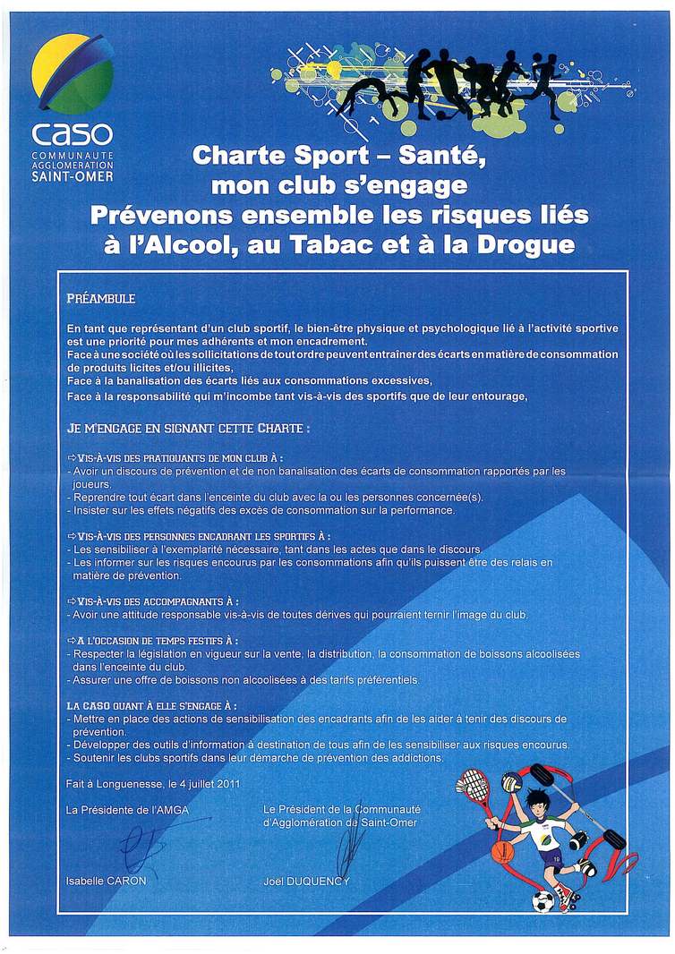 Charte Sport Santé Charte Sport Santé