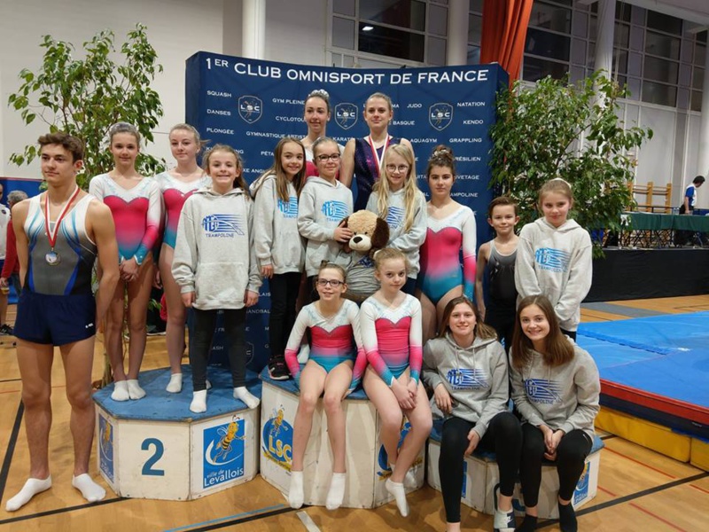 8 NOUVELLES MEDAILLES POUR LES TRAMPOLINISTES ARQUOIS