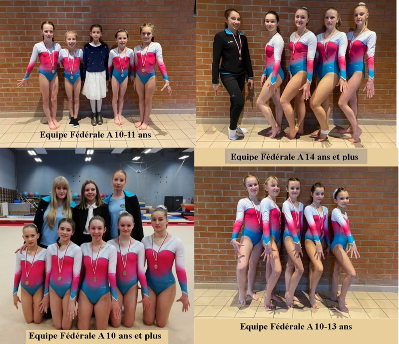 3 PODIUMS SUR 4 POUR L’AMGA EN EQUIPE FEMININE