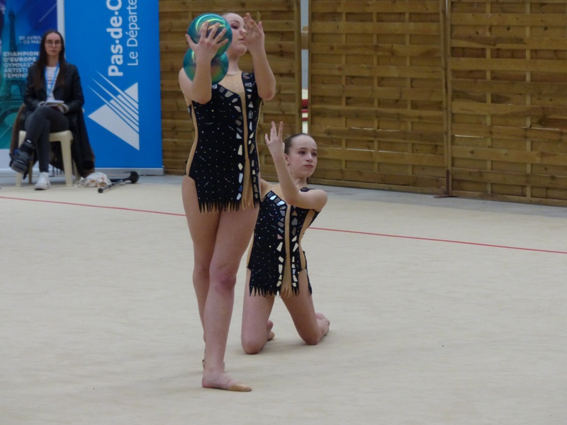 Championnat départemental de Gymnastique Rythmique 9 février à domicile