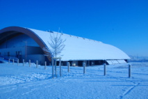 Le Complexe Gymnique sous la neige