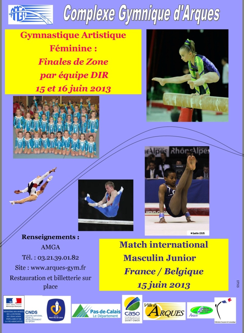 Résultats Finale de Zone DIR par équipe GAF 15 et 16 juin 2013 Résultats Finale de Zone DIR par équipe GAF 15 et 16 juin 2013