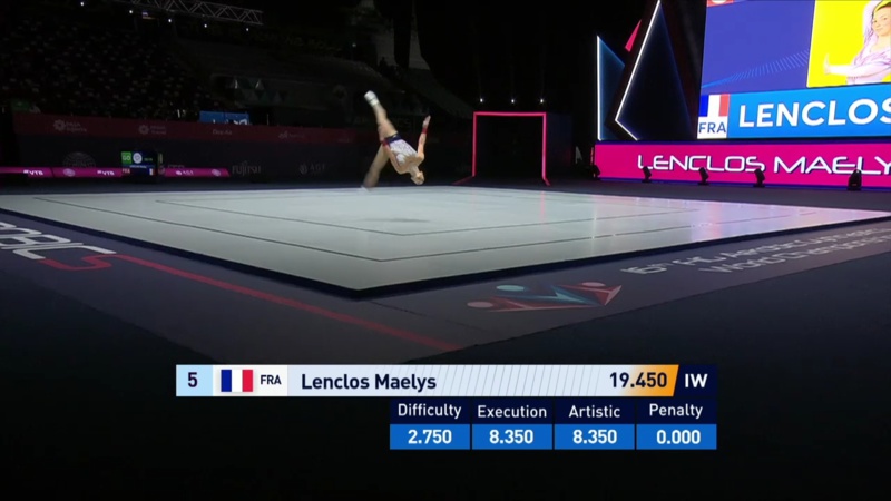 Maëlys effleure le podium aux championnats du monde