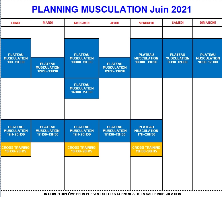 Reprise des cours en intérieur le 9 juin 2021 pour les majeurs Reprise des cours en intérieur le 9 juin 2021 pour les majeurs