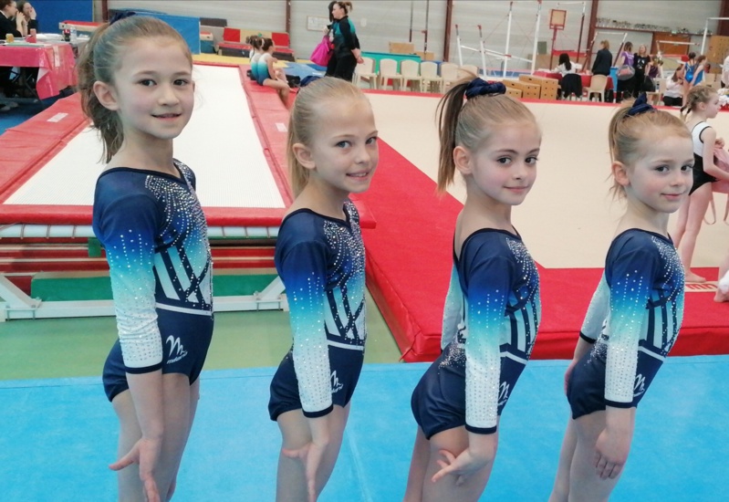 AMGA: Une cinquième place pour nos plus jeunes gymnastes féminines