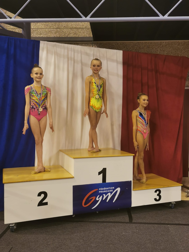 1ère compétition de l’année pour la GR : 7 podiums !