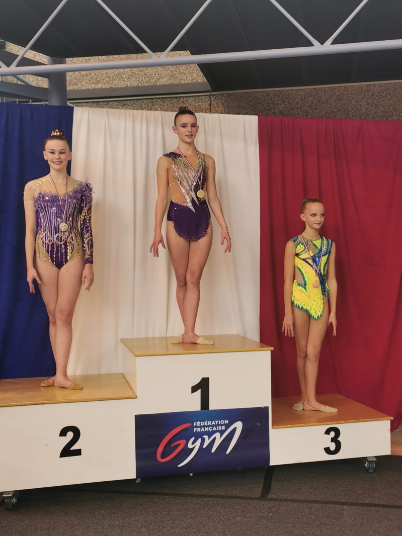 1ère compétition de l’année pour la GR : 7 podiums !