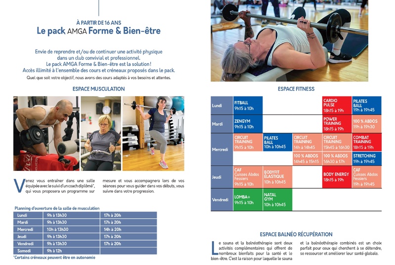 Planning Pack'AMGA forme 2025/2026 Planning Pack'AMGA forme 2025/2026
