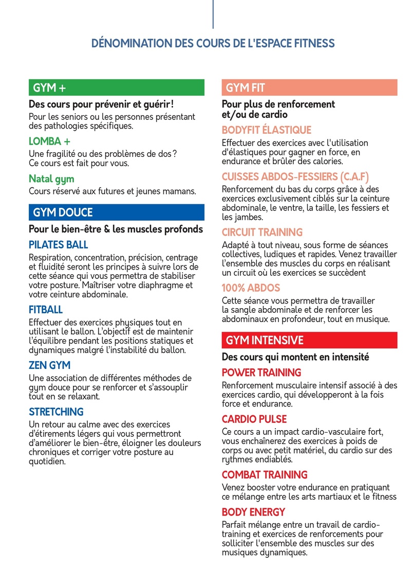 Planning Pack'AMGA forme 2025/2026