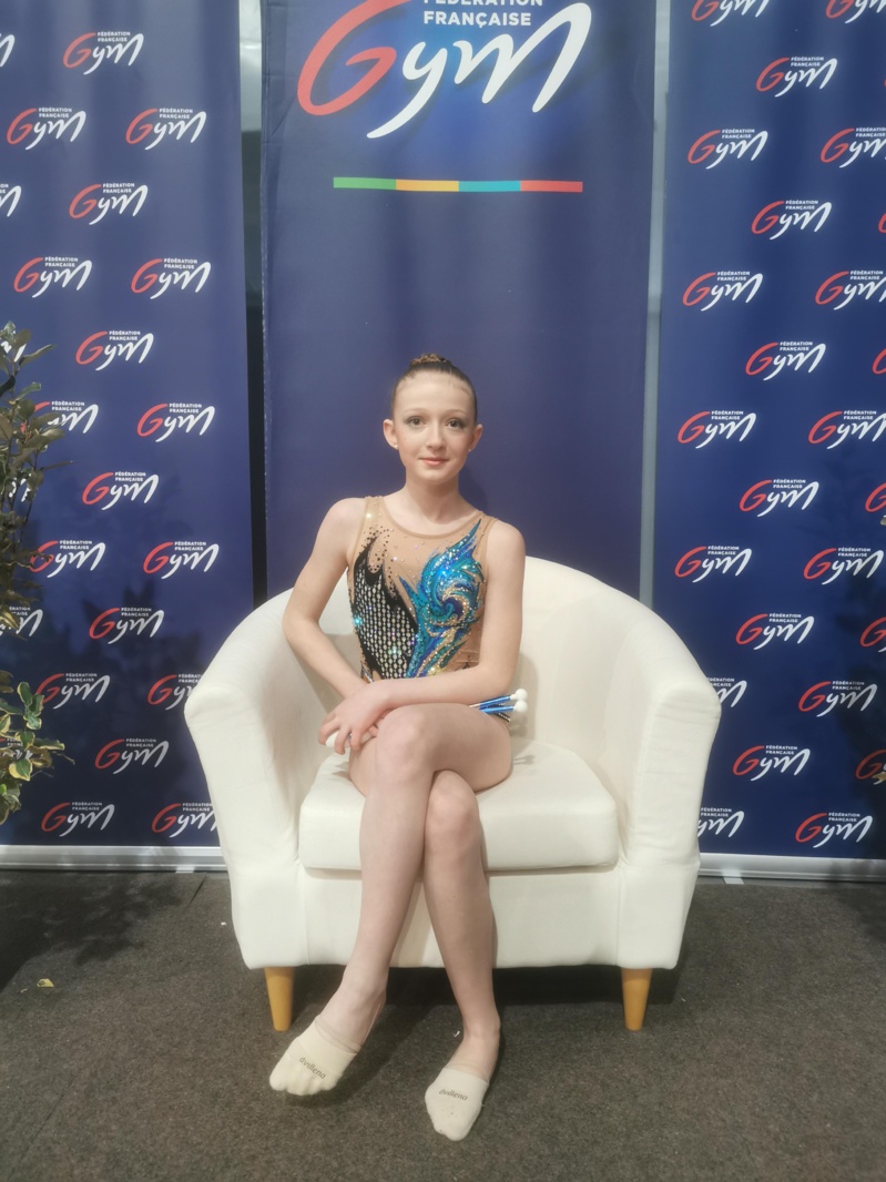 Marie Bodin au championnat de France GR individuel