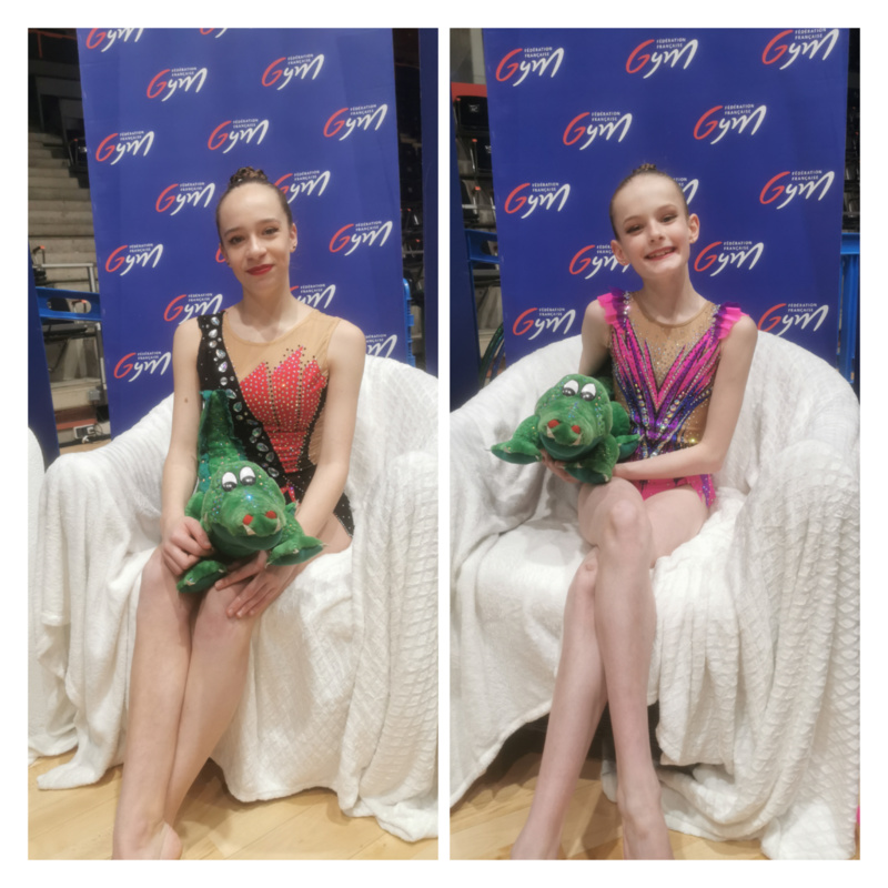 Emma Mieze et Lola Pigache aux Championnats de France Gymnastique Rythmique catégories Nationales