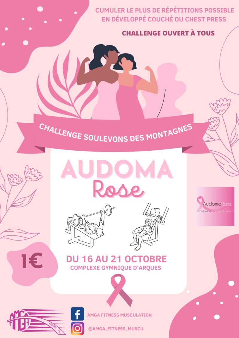 L'AMGA FORME se mobilise pour AudomaRose 💗
