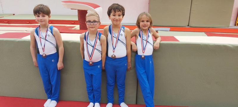 Première compétition pour nos gymnastes masculins de l'AMGA