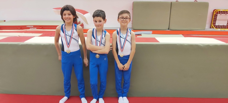 Première compétition pour nos gymnastes masculins de l'AMGA