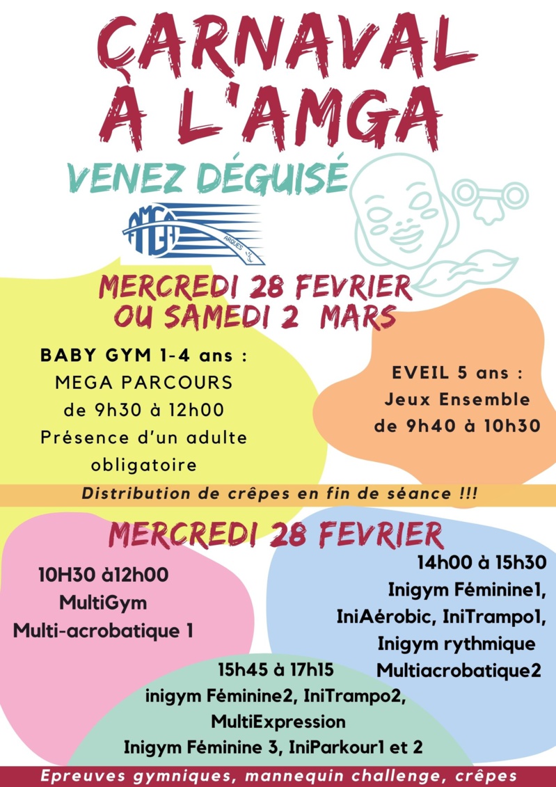 L'AMGA FAIT SON CARNAVAL!!! L'AMGA FAIT SON CARNAVAL!!!