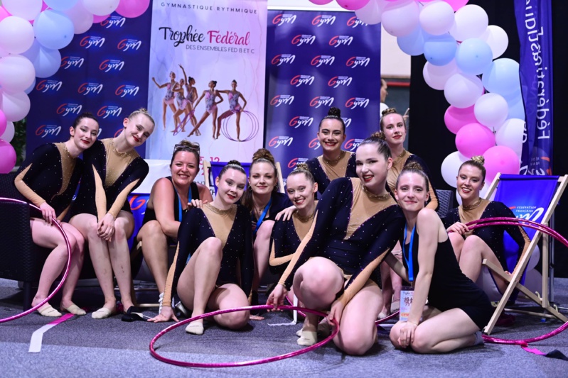 9 gymnastes de l'AMGA au Championnat de France GR à Ponts-De-Cé