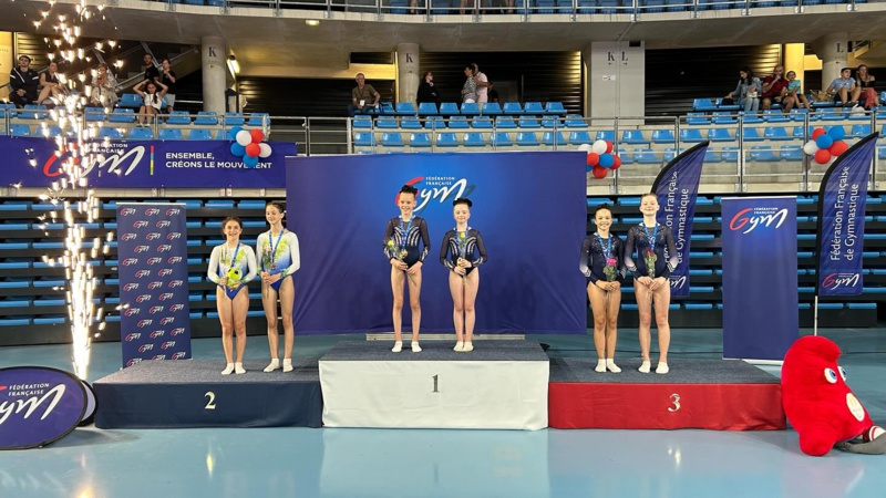 TRAMPOLINE : CHAMPIONNATS DE FRANCE 10 ARQUOIS – 10 FINALES – 4 PODIUMS