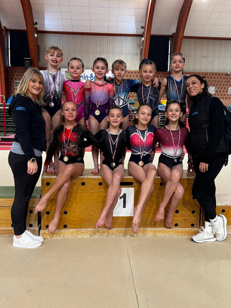 Début de saison prometteuse pour la Gymnastique Artistique Féminine Arquoise: Début de saison prometteuse pour la Gymnastique Artistique Féminine Arquoise: