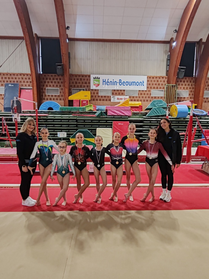 Début de saison prometteuse pour la Gymnastique Artistique Féminine Arquoise: Début de saison prometteuse pour la Gymnastique Artistique Féminine Arquoise: