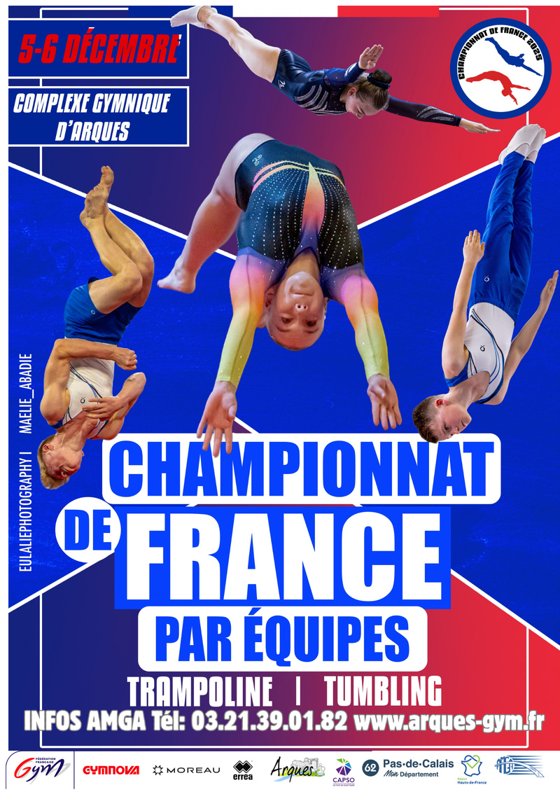 ARQUES: Championnat de France par équipe TR-TU 5&6 décembre 2025