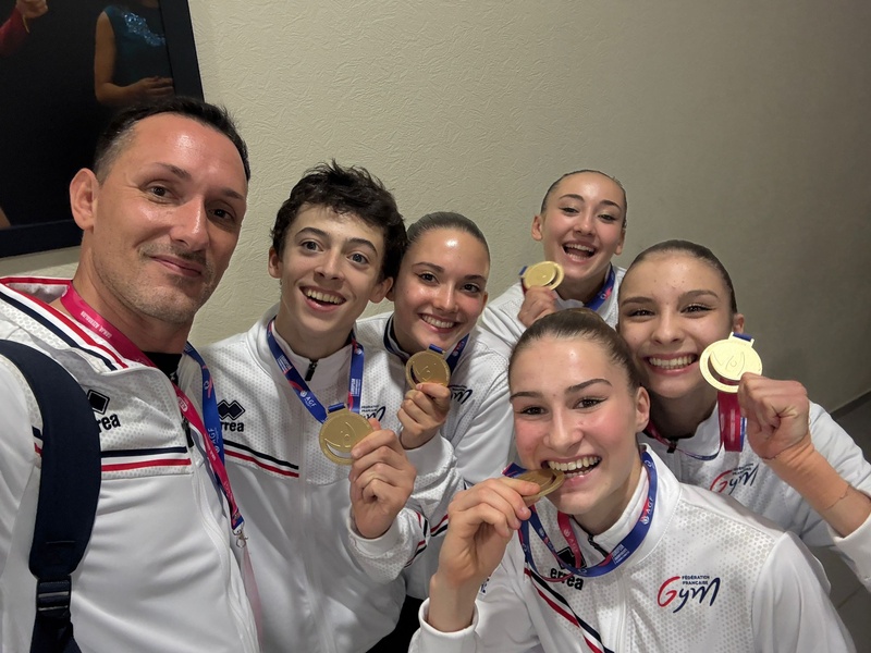 De l'or aux championnats d'Europe de gymnastique Aérobic De l'or aux championnats d'Europe de gymnastique Aérobic