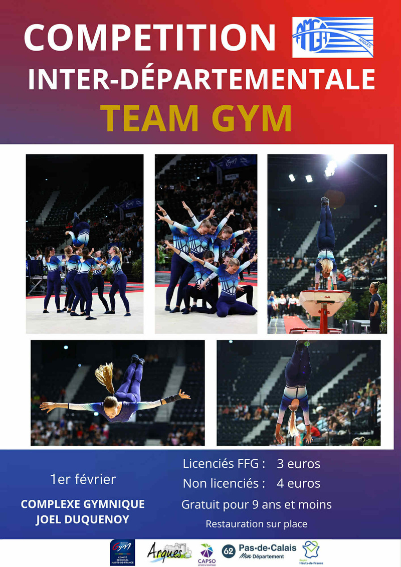 Dimanche 1er février 2026: Finale Inter départementale Teamgym