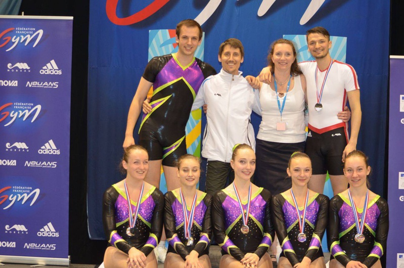 Championnat de France de Gymnastique Aérobic Ensemble nous l’avons