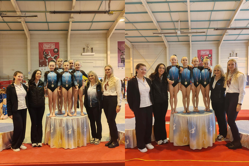 AMGA GAF: 2 titres de Championnes Interdépartementales par équipe