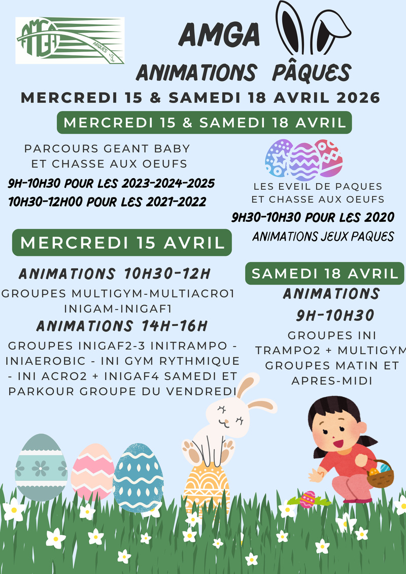 AMGA Animations Vacances de Pâques