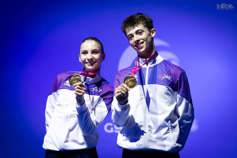 Deux titres de championne du monde et une place de vice-championne en Gymnastique Aérobic