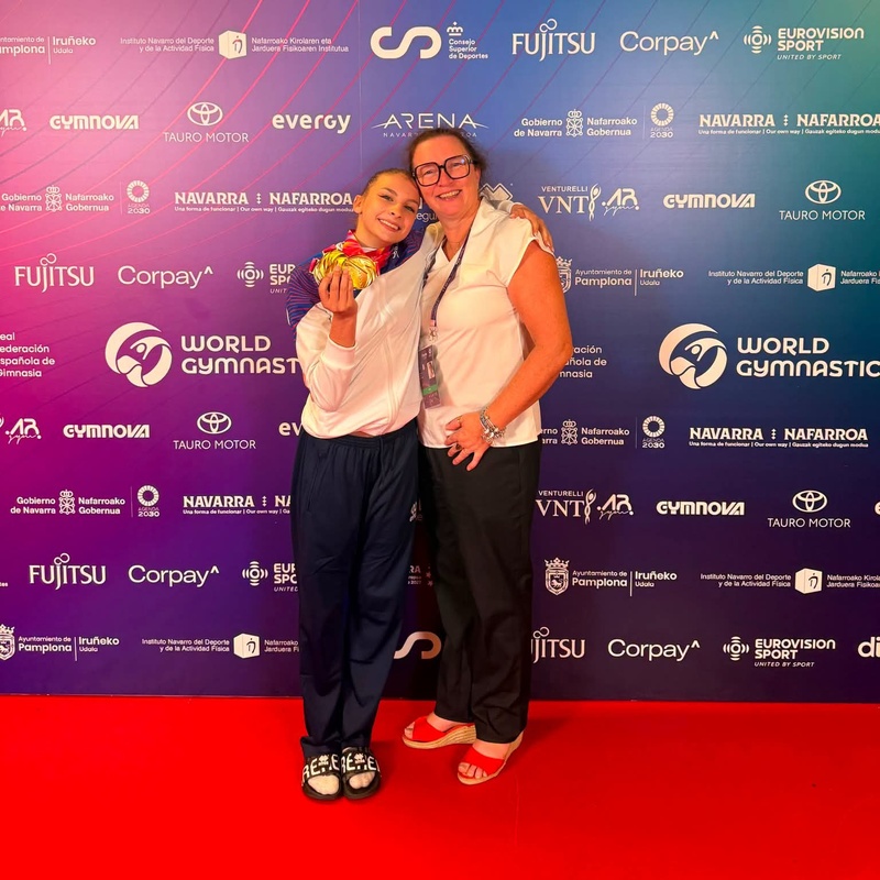 Deux titres de championne du monde et une place de vice-championne en Gymnastique Aérobic
