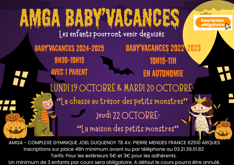AMGA GYM VACANCES