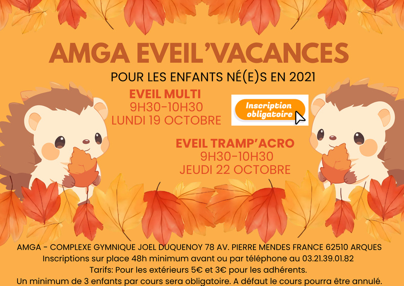 AMGA GYM VACANCES
