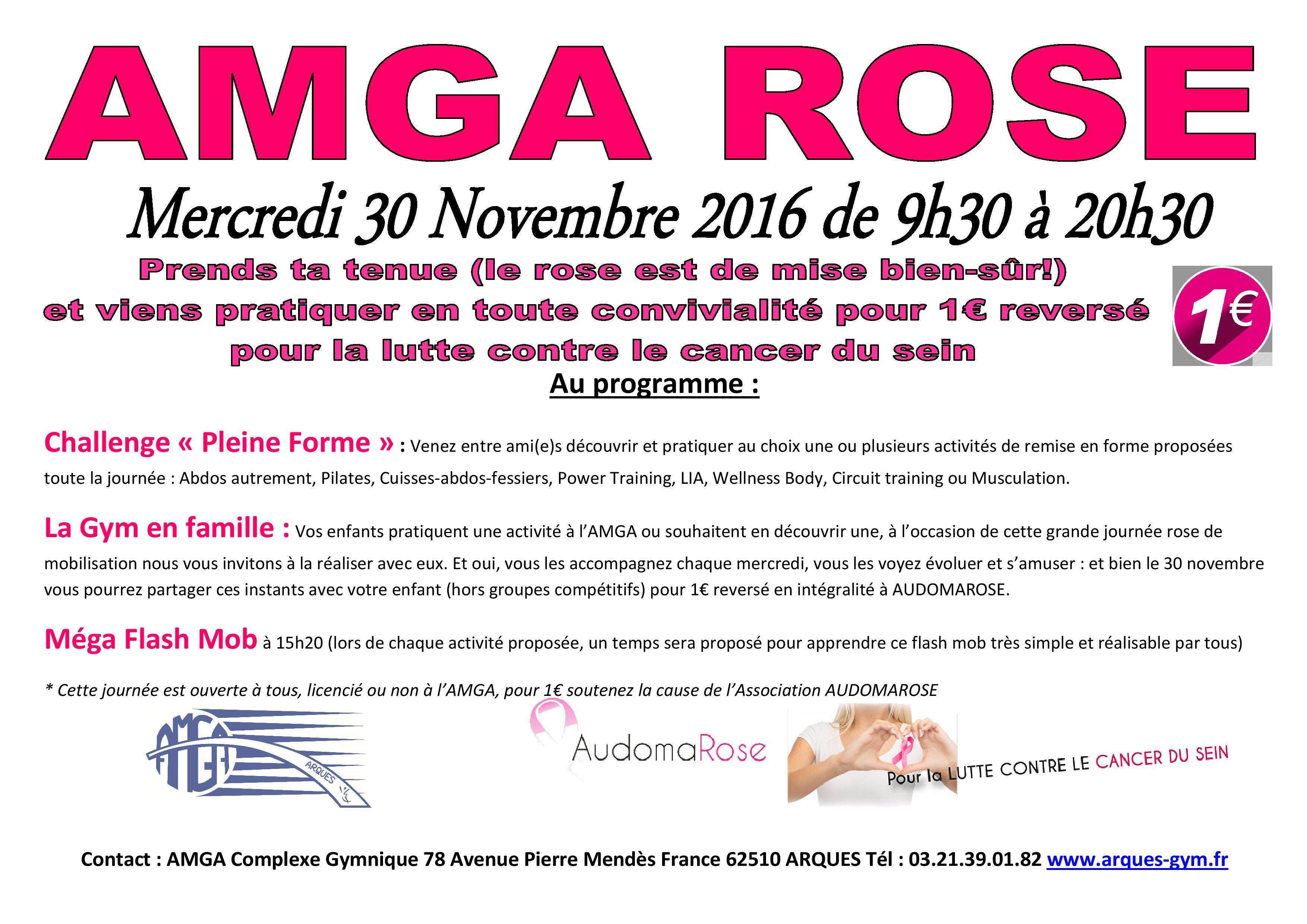 AMGA Rose pour la lutte contre le cancer du sein