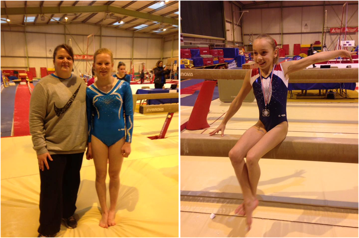 2 gymnastes en compétition pour se qualifier pour la finale ½ finale des championnats de France.
