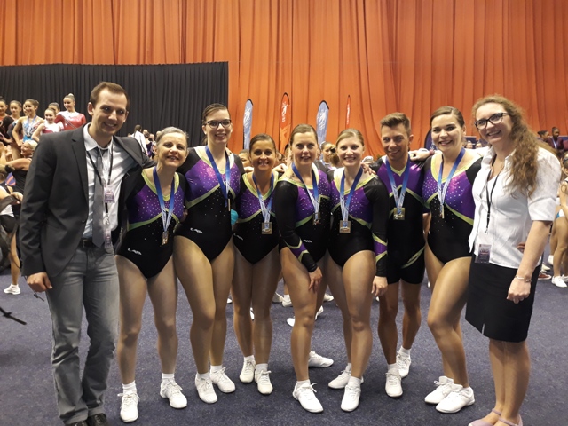 Clermont Ferrand 2018 : 20ème participation au championnat de France pour la Gymnastique Aérobic.
