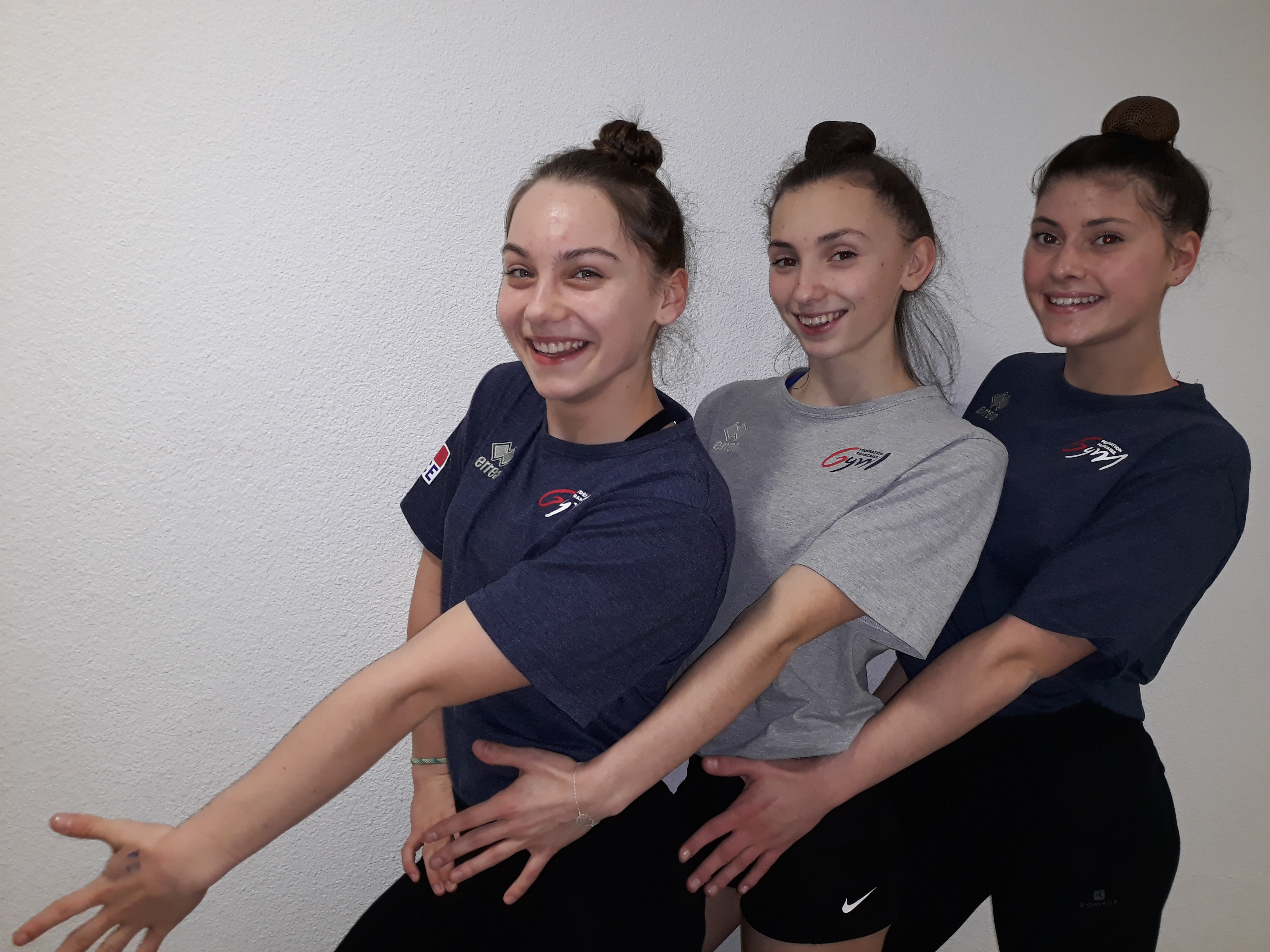 Gymnastique Aérobic: 3 athlètes de l’AMGA en équipe de France !!