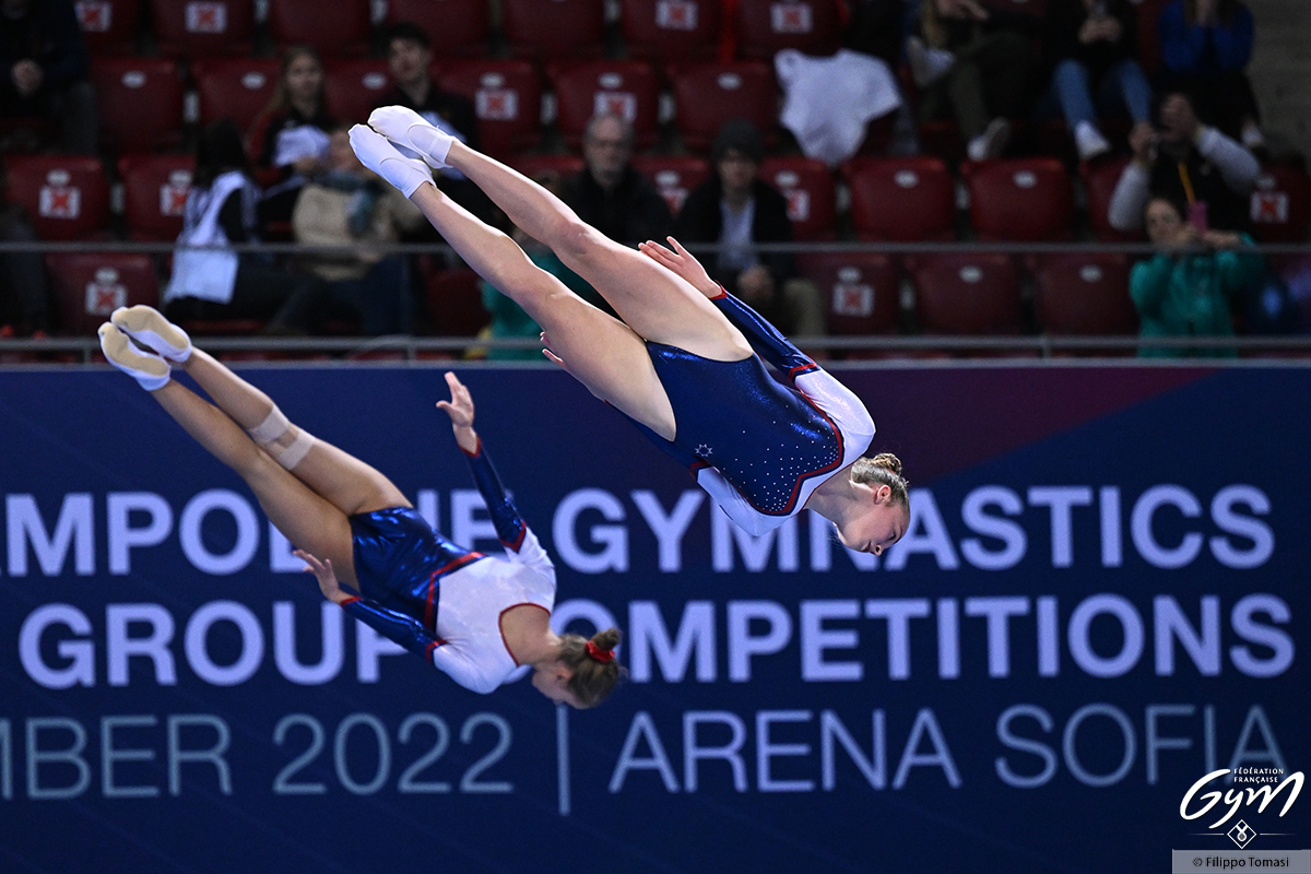 MANON EVERAERE FINALISTE DES CHAMPIONNATS DU MONDE PAR GROUPE D’AGE EN TRAMPOLINE SYNCHRONISE