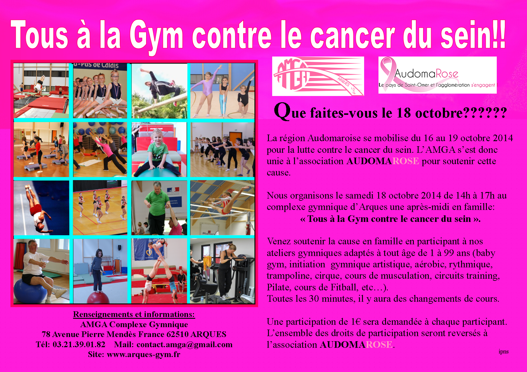 Programme: "Tous à la Gym contre le cancer du sein"