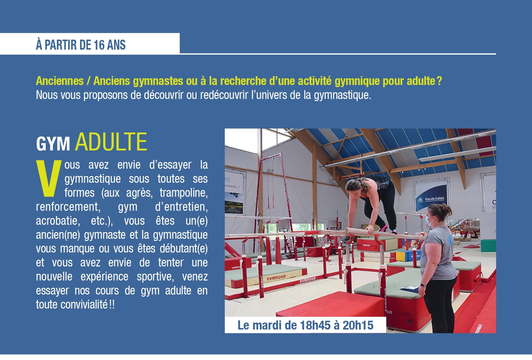 AMGA 2023/2024: Des activités gymniques de qualité pour toute la Famille