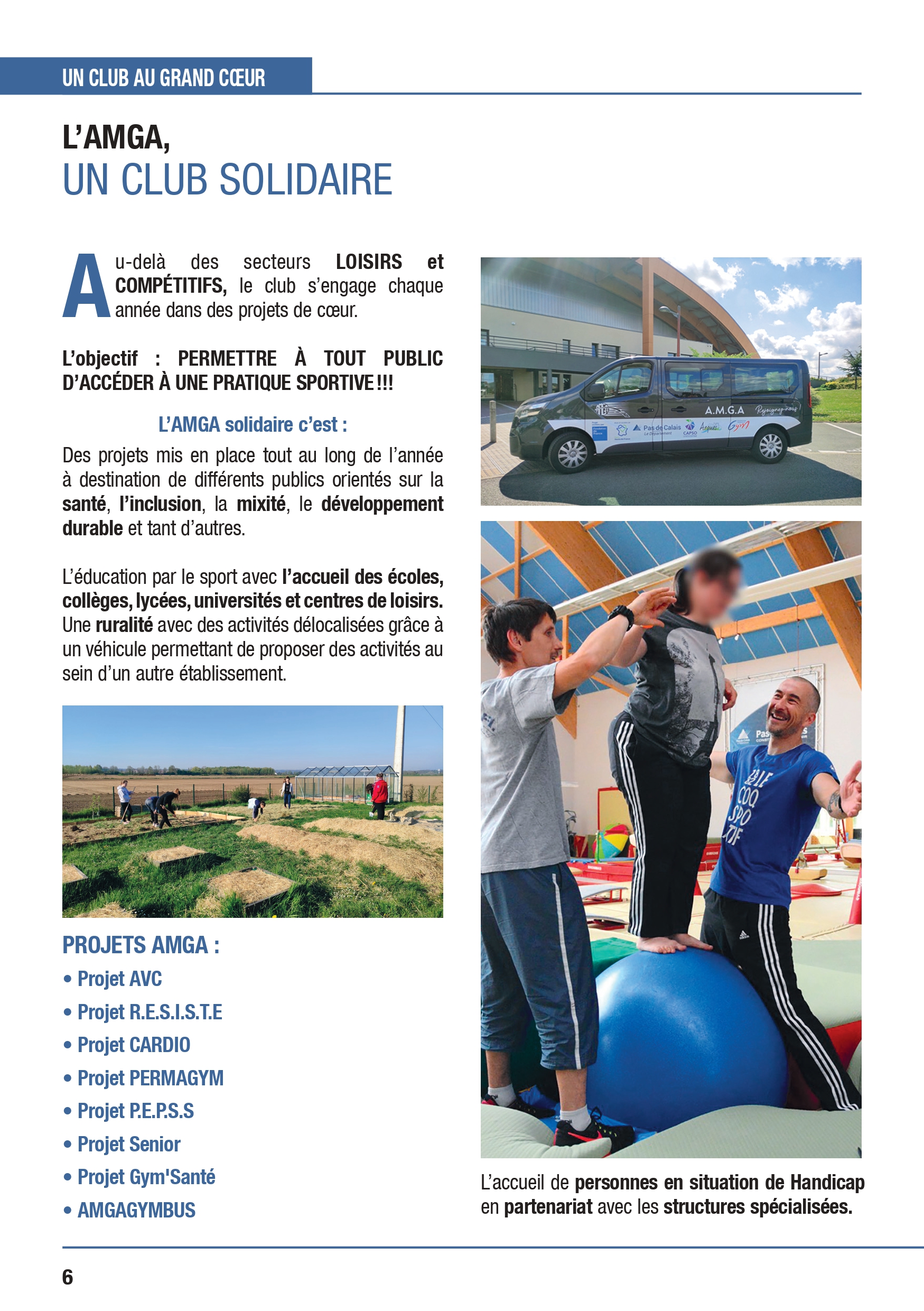 AMGA 2023/2024: Des activités gymniques de qualité pour toute la Famille