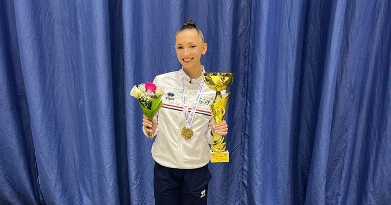 Gymnastique Aérobic : Maëlys vainqueur de la coupe du monde !!